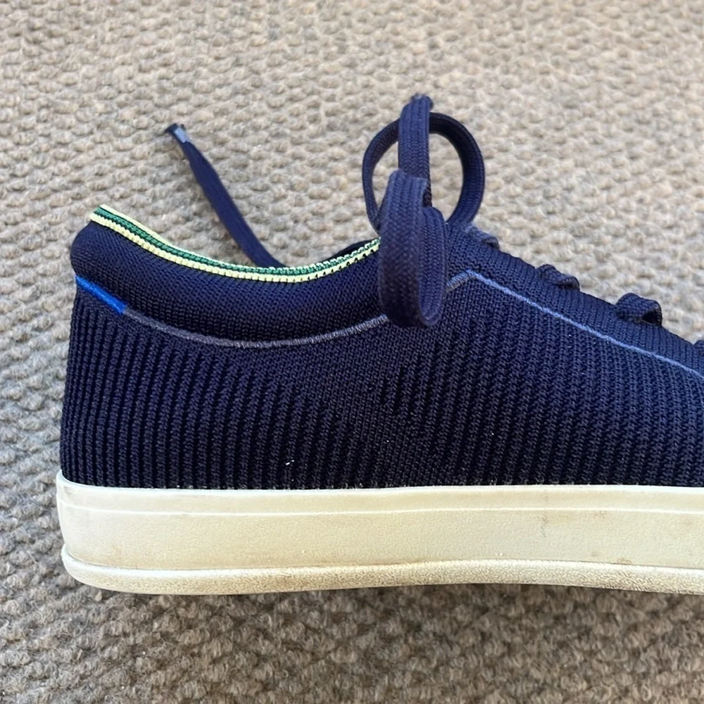 Rothy’s Lace Up Sneakers Blue Size 8